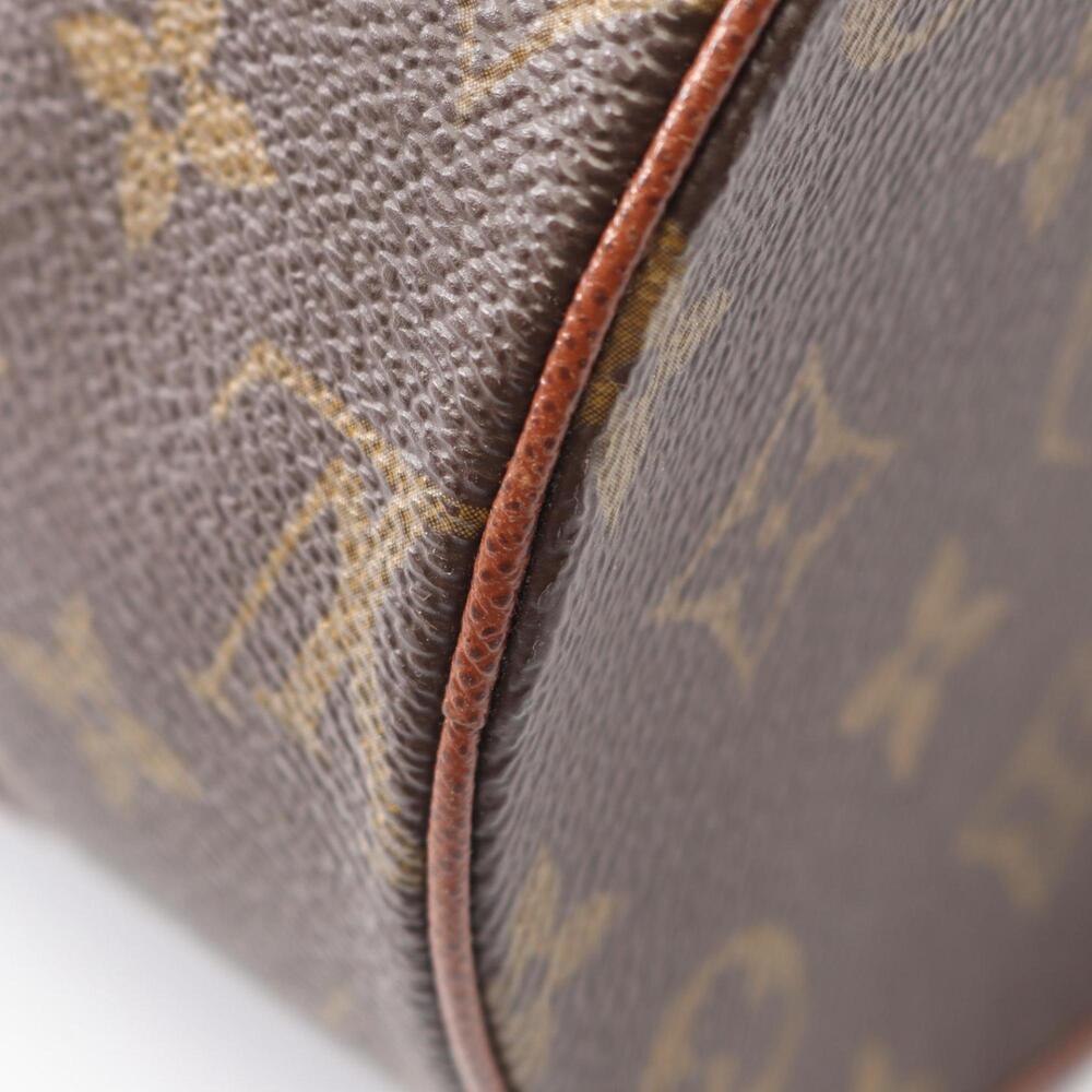 LOUIS VUITTON Brown Monogram Leather Papillon 26 Bag - Picture 8 of 9